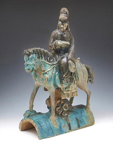 CHINESE ROOF TILE, IMMORTAL ON