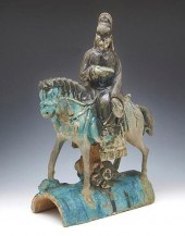 CHINESE ROOF TILE, IMMORTAL ON