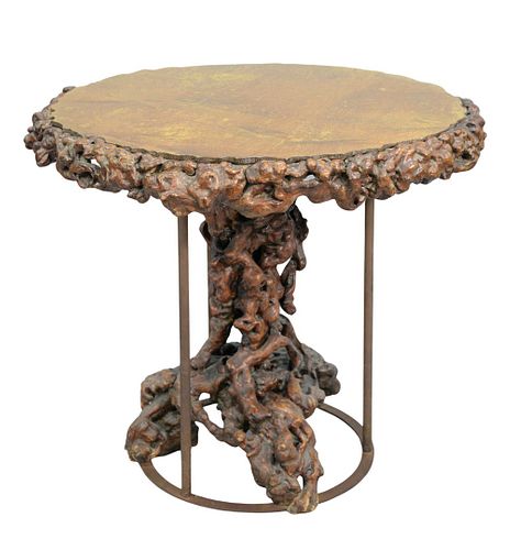 CHINESE ROOT TABLE HAVING