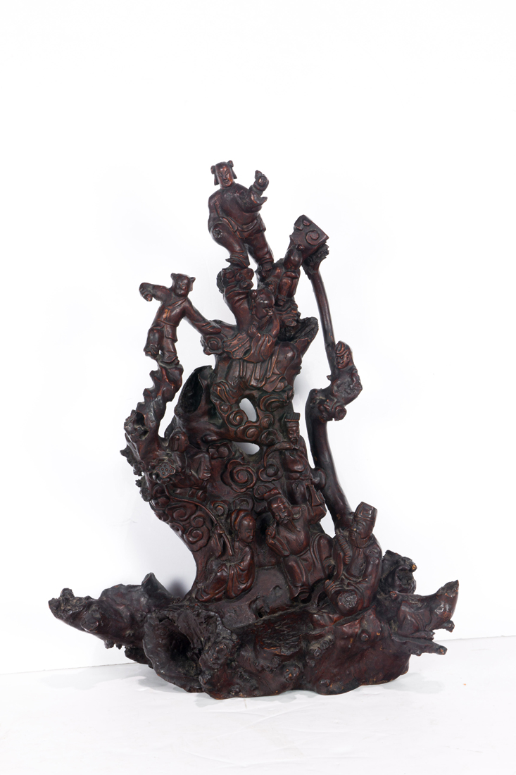 CHINESE ROOT WOOD CARVING OF THE