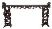 CHINESE ROOTWOOD CONSOLE TABLE