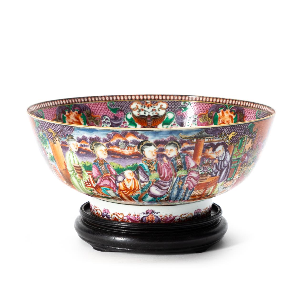 CHINESE ROSE MANDARIN PORCELAIN