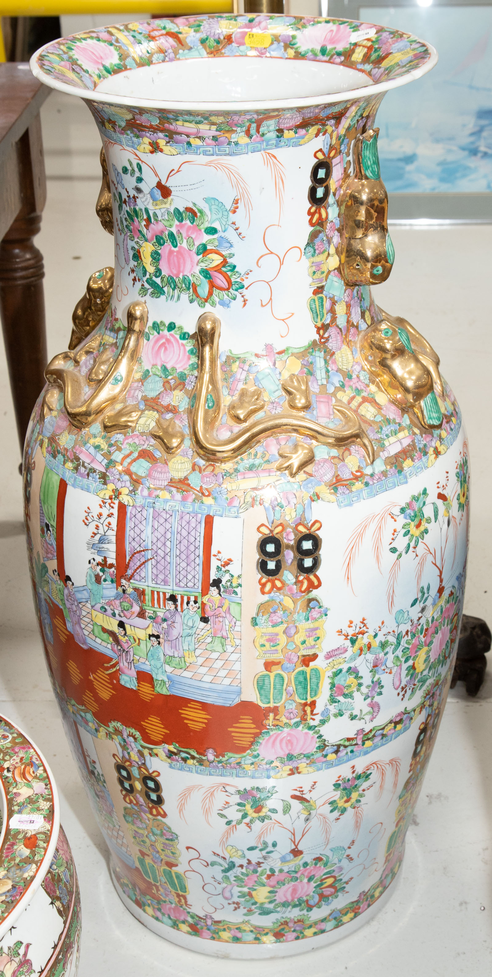 CHINESE ROSE MANDARIN STYLE FLOOR