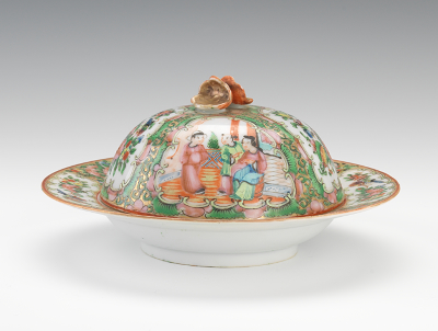 Chinese Rose Medallion Butter