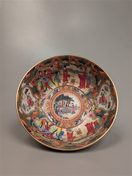Chinese Rose Medallion enameled