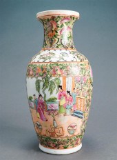 CHINESE ROSE MEDALLION PORCELA