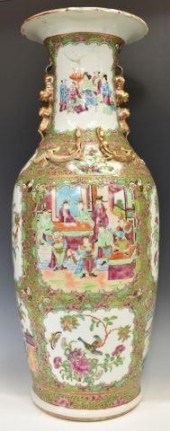 CHINESE ROSE MEDALLION PORCELA