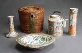 CHINESE ROSE MEDALLION PORCELA
