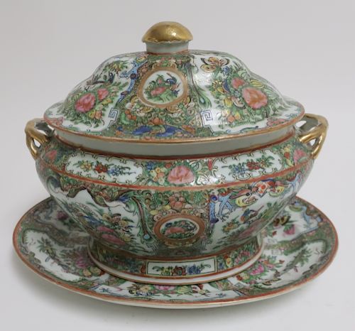 CHINESE ROSE MEDALLION PORCELAIN