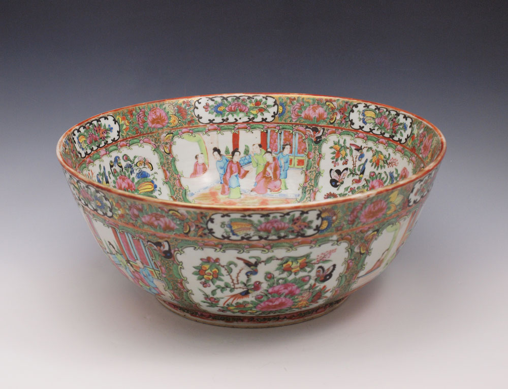 CHINESE ROSE MEDALLION PUNCH