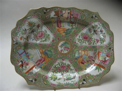 Chinese rose medallion stand   