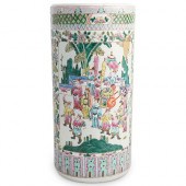 CHINESE ROSE MEDALLION UMBRELL