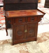 CHINESE ROSEWOOD ALTAR CABINET