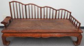 CHINESE ROSEWOOD AND CANE SEAT