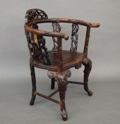 CHINESE ROSEWOOD ARMCHAIRAn ea