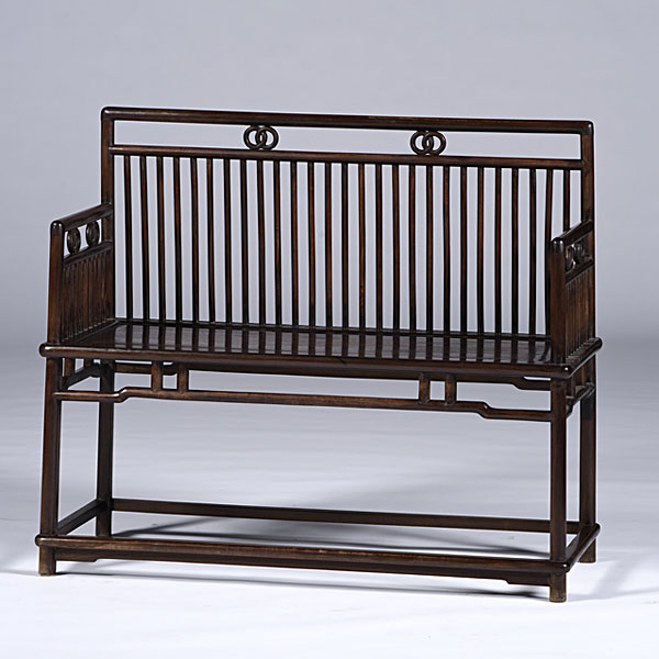 Chinese Rosewood Bench Chinese. A