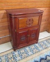 CHINESE ROSEWOOD CABINET BAR,