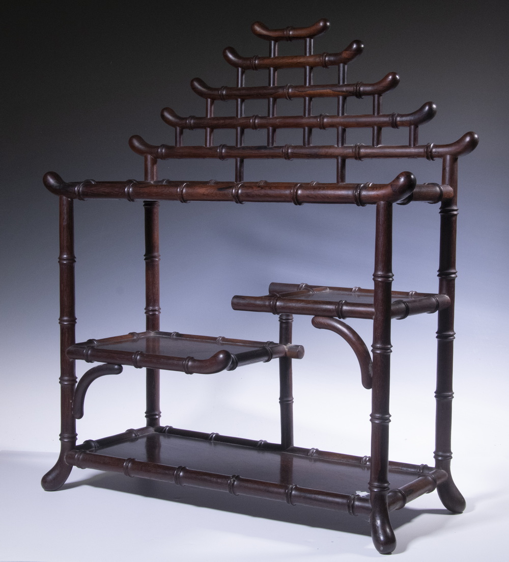 CHINESE ROSEWOOD DISPLAY SHELF