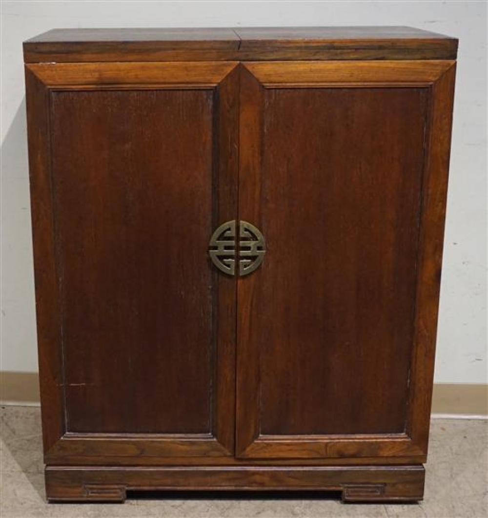 CHINESE ROSEWOOD DOUBLE DOOR BAR,