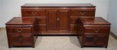 CHINESE ROSEWOOD DRESSER AND A