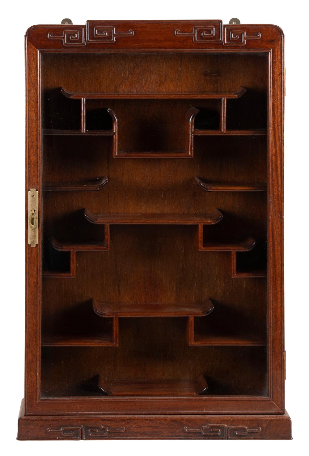 CHINESE ROSEWOOD HANGING DISPLAY