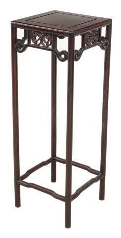 CHINESE ROSEWOOD PEDESTAL