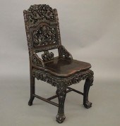 CHINESE ROSEWOOD SIDECHAIRA la