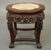 CHINESE ROSEWOOD STANDA late 1