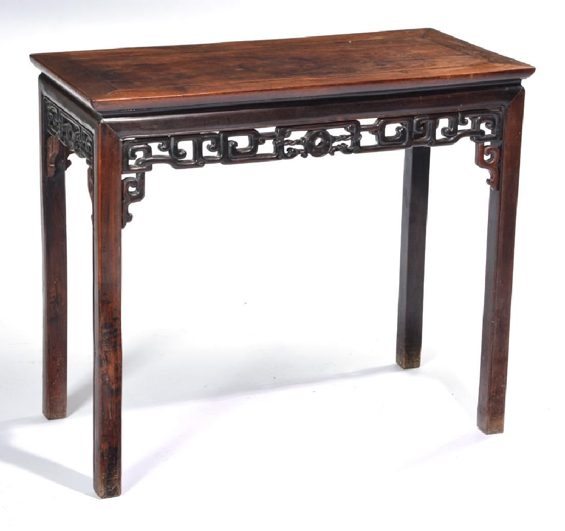 CHINESE ROSEWOOD TABLE WITH