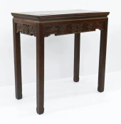 CHINESE ROSEWOOD TEA TABLE<br>
