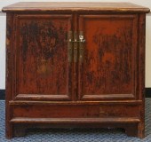 CHINESE ROUGE LACQUER ELMWOOD