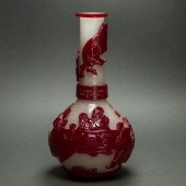 CHINESE RUBY-RED OVERLAY ON SN
