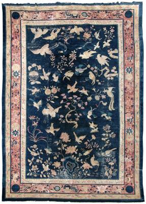 Chinese rug, exotic birds and
