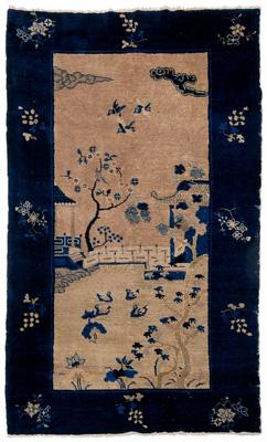 Chinese rug, landscape with