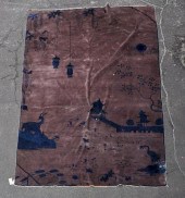 CHINESE RUG12' 8" long, 9' 7"