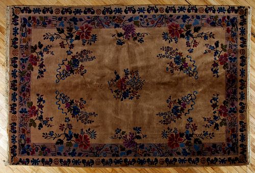 CHINESE RUGChinese rug. Ht: 8'11"