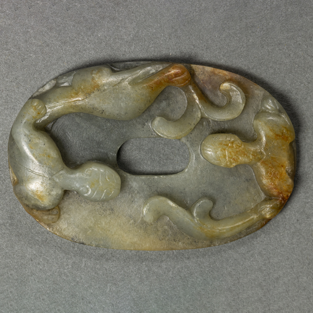 CHINESE RUSSET AND CELADON JADE