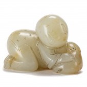 CHINESE RUSSET CELADON JADE 'B