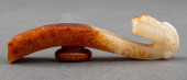 CHINESE RUSSET JADE DRAGON FOR