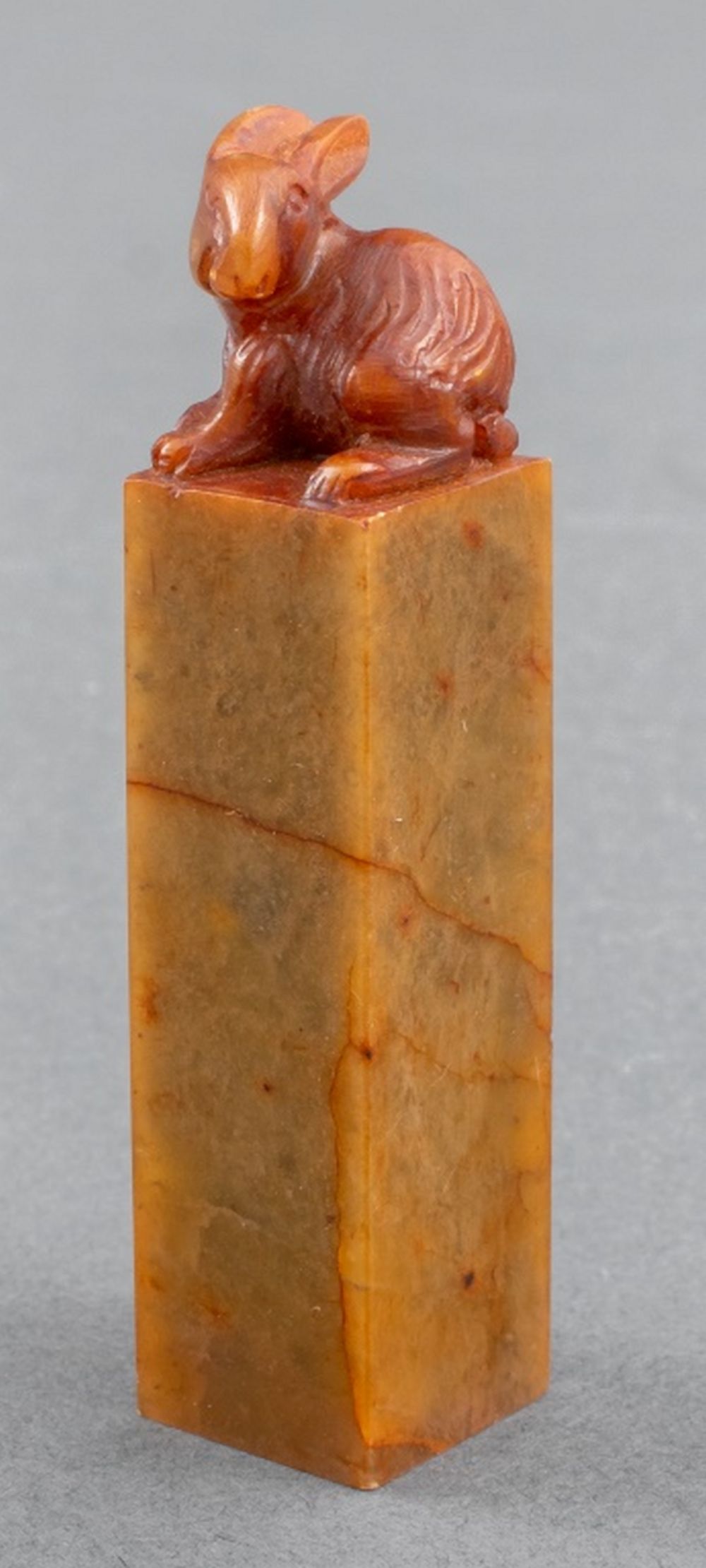 CHINESE RUSSET JADE RABBIT CHOP