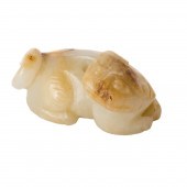 CHINESE RUSSET WHITE JADE 'TIG
