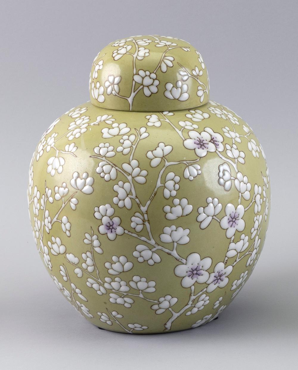 CHINESE SAGE GREEN AND WHITE