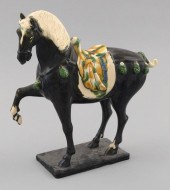 CHINESE SANCAI GLAZE ON COBALT