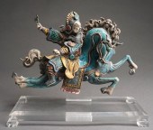 CHINESE SANCAI GLAZED CERAMIC
