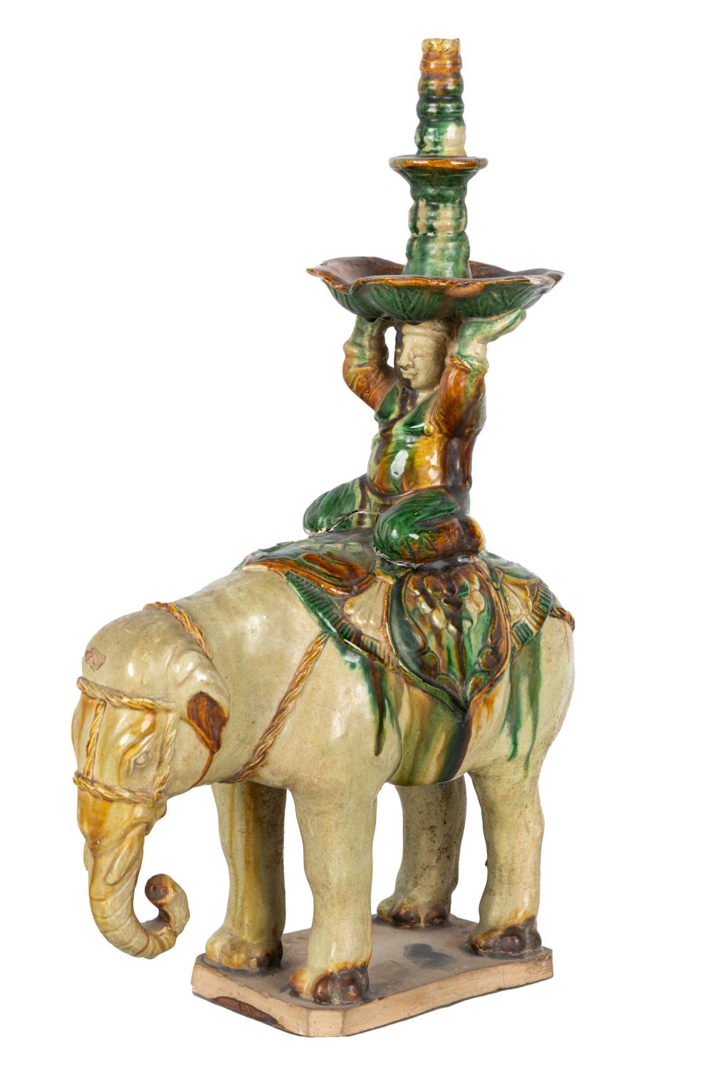 CHINESE SANCAI GLAZED