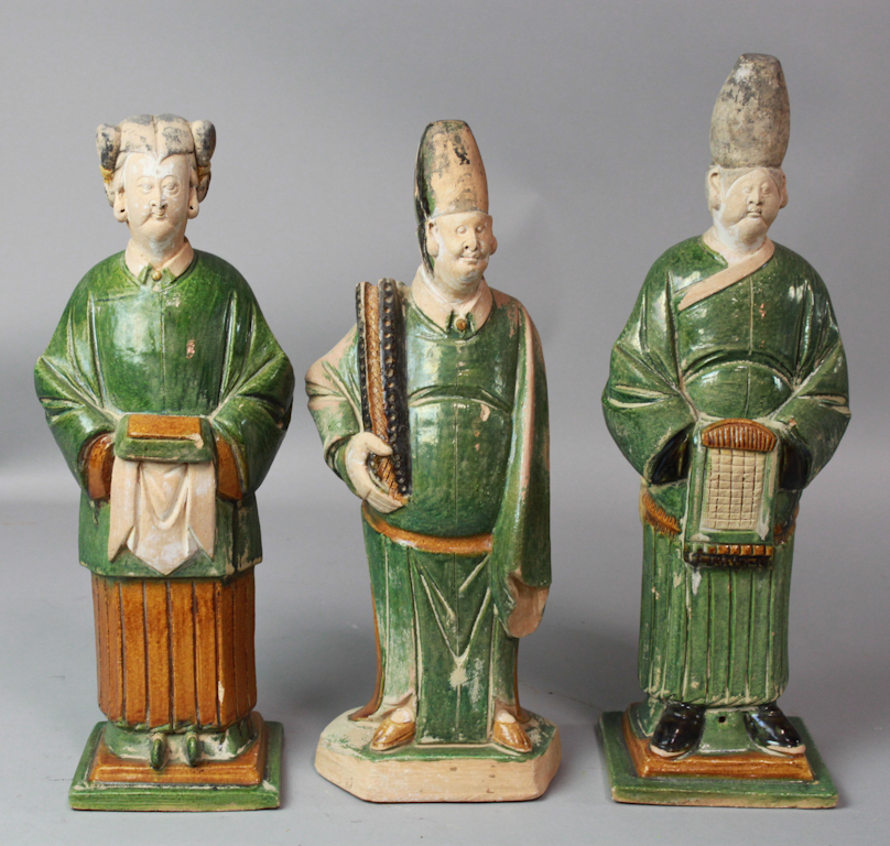 CHINESE SANCAI-GLAZED POTTERY