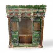 CHINESE SANCAI GLAZED TERRACAT