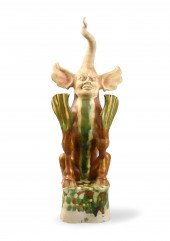 CHINESE SANCAI GLAZED TOMB GUA