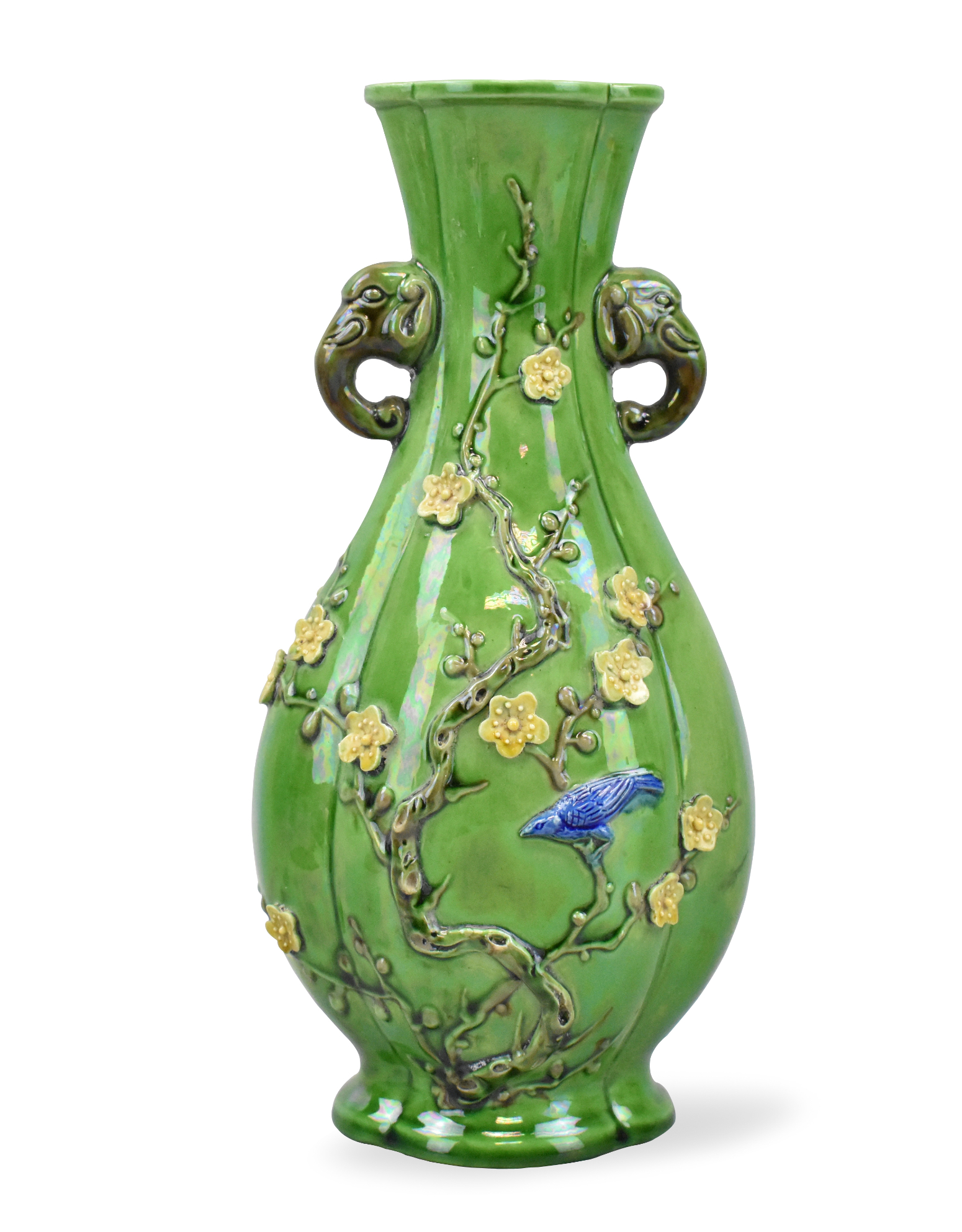 CHINESE SANCAI GLAZED VASE A