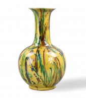 CHINESE SANCAI GLAZED VASE, RO